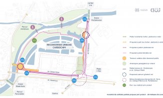 Cum avansează Cluj-Napoca în topul orașelor accesibile cu bicicleta? 3,2 km de piste noi pentru biciclete, inclusiv pe linia Someșului, realizați de IULIUS