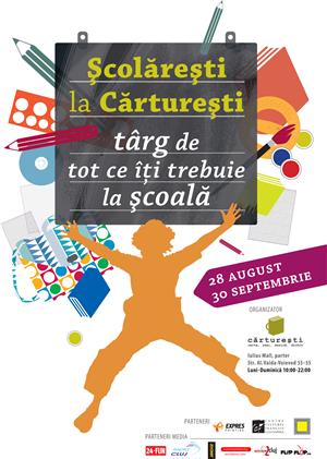 Târg de rechizite la librăria Cărtureşti