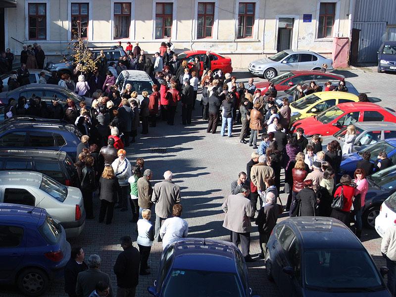 Revoltă la Finanţele din Cluj VIDEO