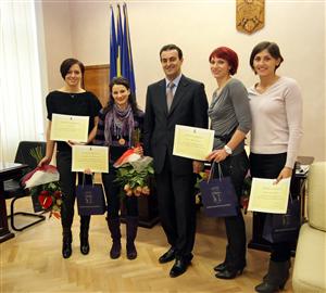 Handbalistele de bronz, premiate de primar FOTO