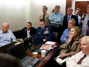 Obama a văzut la televizor asasinarea lui Osama