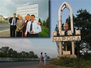 Uite plăcuţa, nu e plăcuţa la intrarea în Cluj   