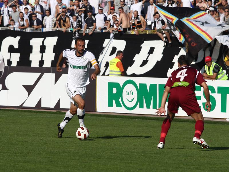 Universitatea şi CFR Cluj, cele mai multe cartonaşe galbene şi roşii în Liga I