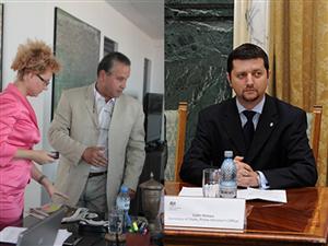 De lângă Boc, în fotoliul de preşedinte la “U”