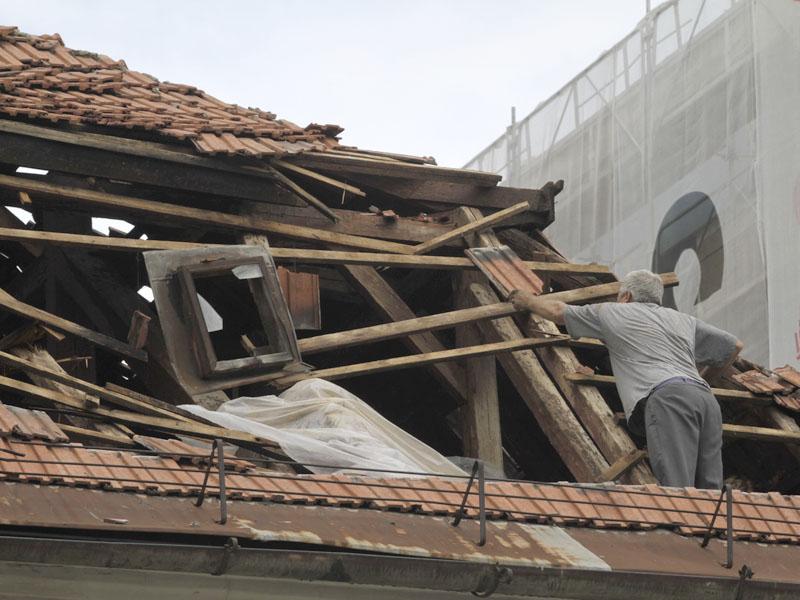 Clujul, răvăşit după potop