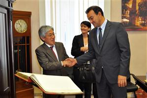 Primarul Sorin Apostu şi ambasadorul Natsuo Amemiya au discutat despre noile investiţii japoneze la Cluj