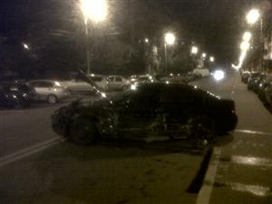 Accident noaptea trecută în Cluj-Napoca. Patru maşini implicate FOTO