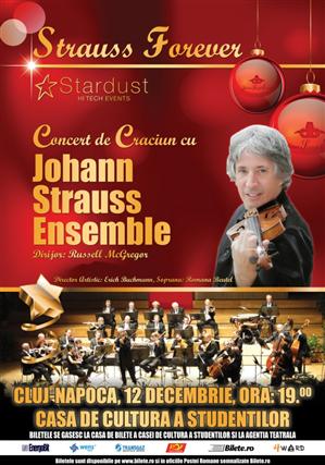 Orchestra vieneză Johann Strauss Ensemble revine la Cluj pe 12 decembrie