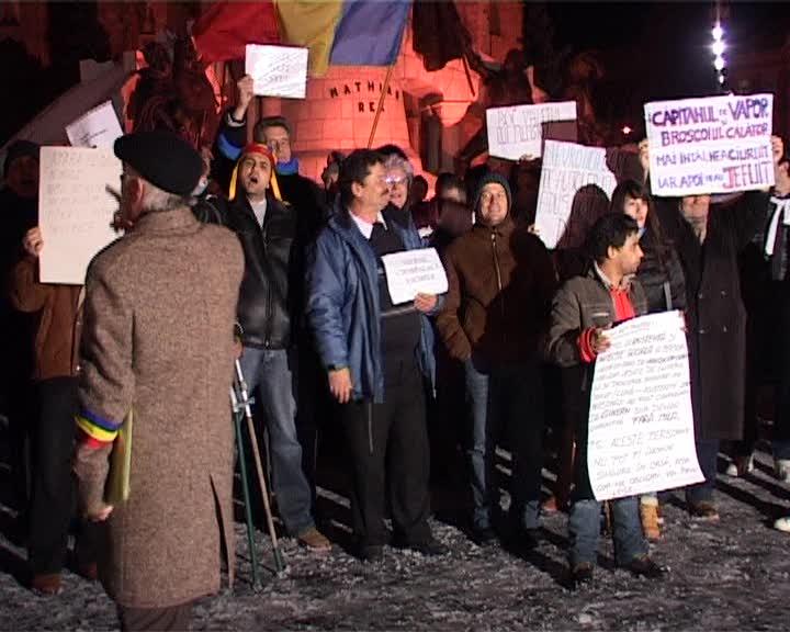 Au fost proteste şi în week-end VIDEO