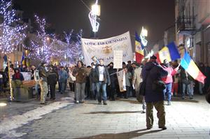 Se înteţesc protestele la Cluj