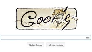 Google îl omagiază pe I.L.Caragiale cu un logo special  