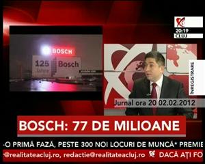 Tişe: investiţia Bosch la Cluj, cea mai mare investiţie privată din istoria judeţului VIDEO