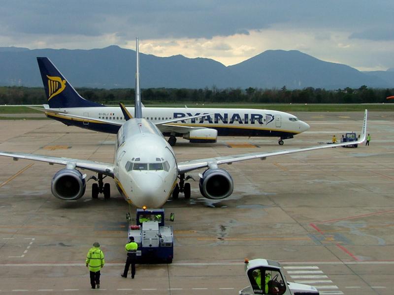 Ryanair, între Cluj şi Mureş