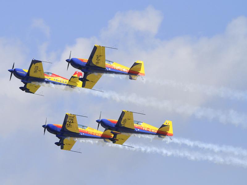 Miting aviatic de excepţie  pe cerul Clujului