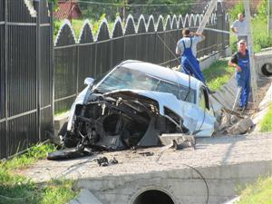 Accident grav în Buneşti: doi tineri au ajuns în spital FOTO / VIDEO