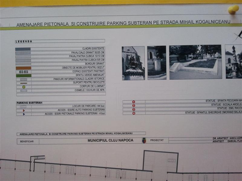 Testele pentru parking-ul de pe Kogălniceanu / Universităţii încep azi. Ce variante de parcări are Primăria în centru VIDEO