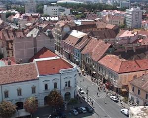 Panorama Clujului, vizibilă din turnul Catedralei Sfântul Mihail VIDEO