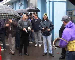 Furculiţe şi oale la Mechel, în a 12-a zi consecutivă de proteste VIDEO