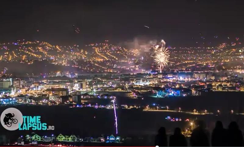 Clujul de Revelion, în time lapse VIDEO