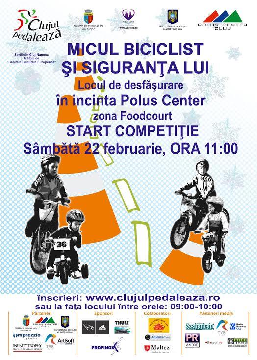 Micul biciclist și siguranța lui – etapa a II-a la Polus Center (P)