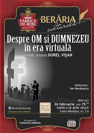 Despre Om şi Dumnezeu în era Facebook la Berăria Culturală 