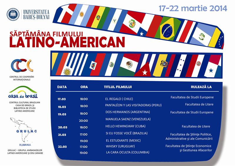 Săptămâna Filmului Latino-American la UBB