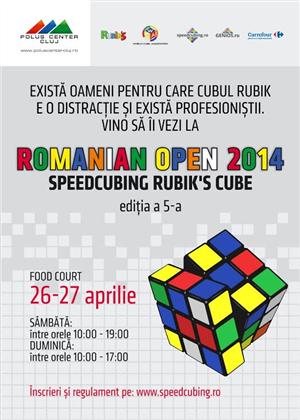 O nouă ediție Speedcubing Romanian Open și competiția Maratonul Făgetului în weekend la Polus Center (P)