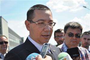 Ponta, în ziua inaugurărilor. A tăiat panglica la Bosch, în Jucu