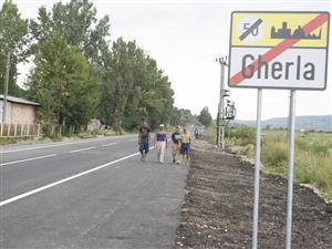 DN1C, prin Gherla, ba se închide, ba nu se mai închide
