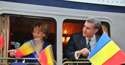 Trenul regal, în călătorie simbolică prin ţară