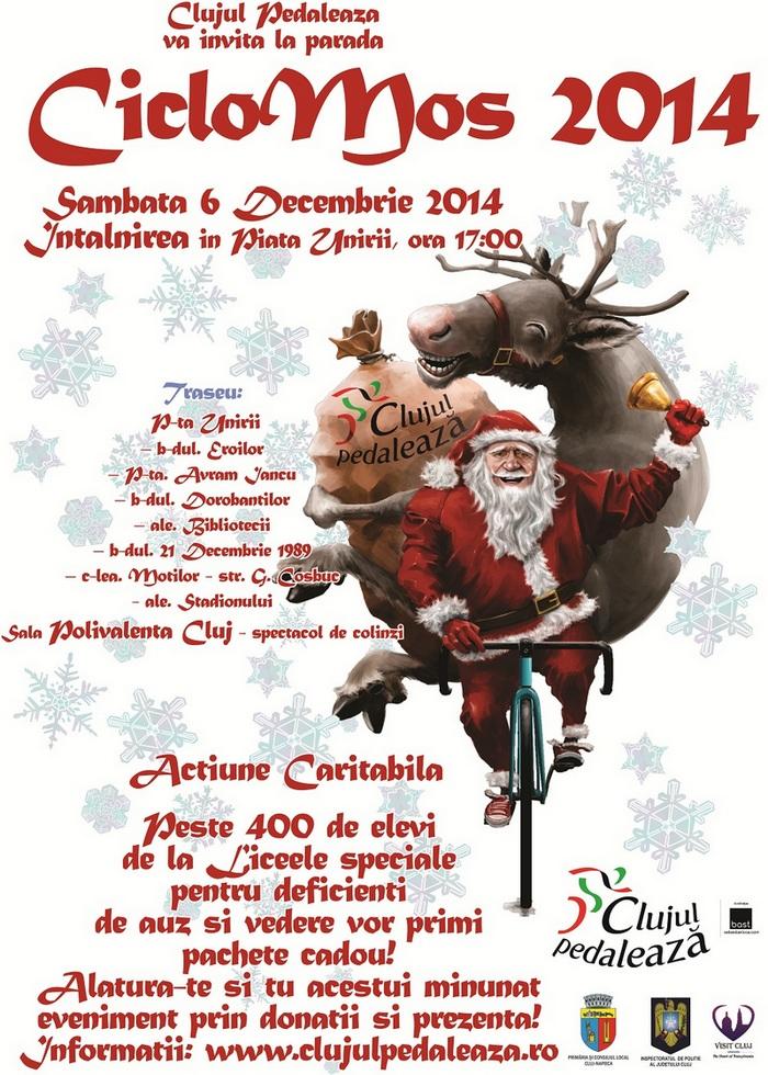 Magia Crăciunului vine în acest an pe bicicletă