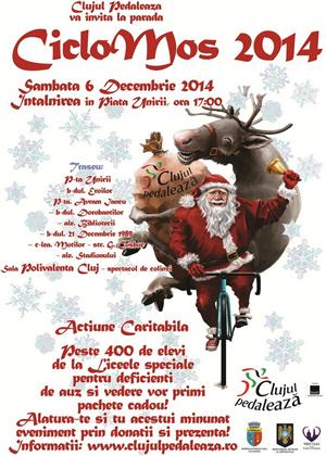 Magia Crăciunului vine în acest an pe bicicletă