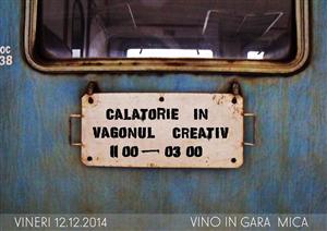 Hai, vino, iar în gara noastră mică! Se întâmplă lucruri inedite într-un vagon de tren