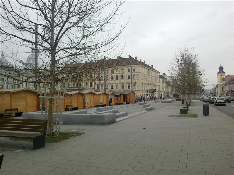 Piaţa Unirii a scăpat de şantier. S-au terminat lucrările la fântâna arteziană GALERIE FOTO