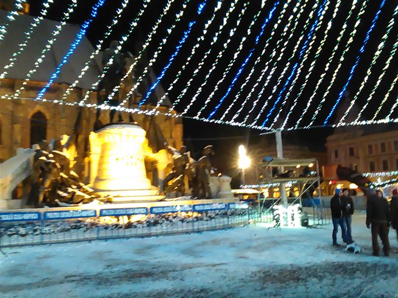 Trecem în 2015 pe ger. Câte grade vor fi la miezul nopţii, la Cluj