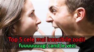 Top cinci cele mai irascibile zodii