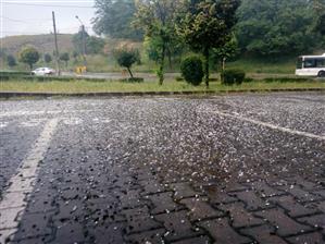 Furtună la Cluj. Unde s-au adăpostit şoferii de grindină FOTO