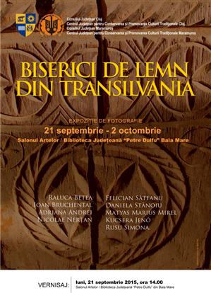 Expoziţie de fotografie cu biserici de lemn din Transilvania. Două monumente sunt pe lista UNESCO