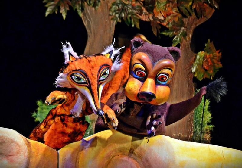 Păpuşile Teatrului Puck vin în parc 