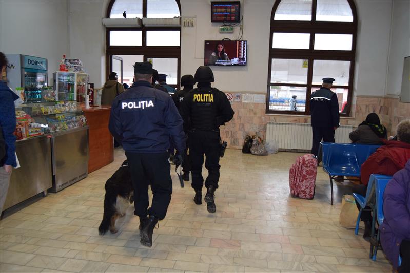 Trecerea în noul an, păzită de polițiști