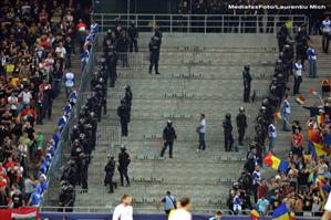 UEFA a deschis o procedură disciplinară după incidentele de la meciul România - Ungaria