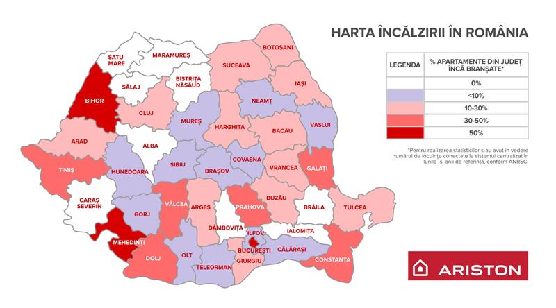 50.000 de apartamente debranşate în 2015