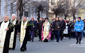 Mitropolitul Andrei a participat la procesiunea de Florii
