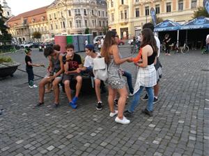 Mascații din Basarabia au umplut Piața Unirii