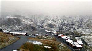 A venit... iarna! Zăpadă în zona de munte din Cluj