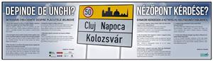 Încă o etapă în războiul plăcuţelor bilingve. Tensiuni la sediul CTP