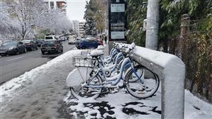 Cluj Bike intră la hibernat. Staţiile din Floreşti şi Apahida au funcţionat abia o lună