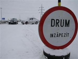 CNAIR: Anumite sectoare de drum ar putea fi închise, ca urmare a avertizărilor de ninsori și viscol prognozate