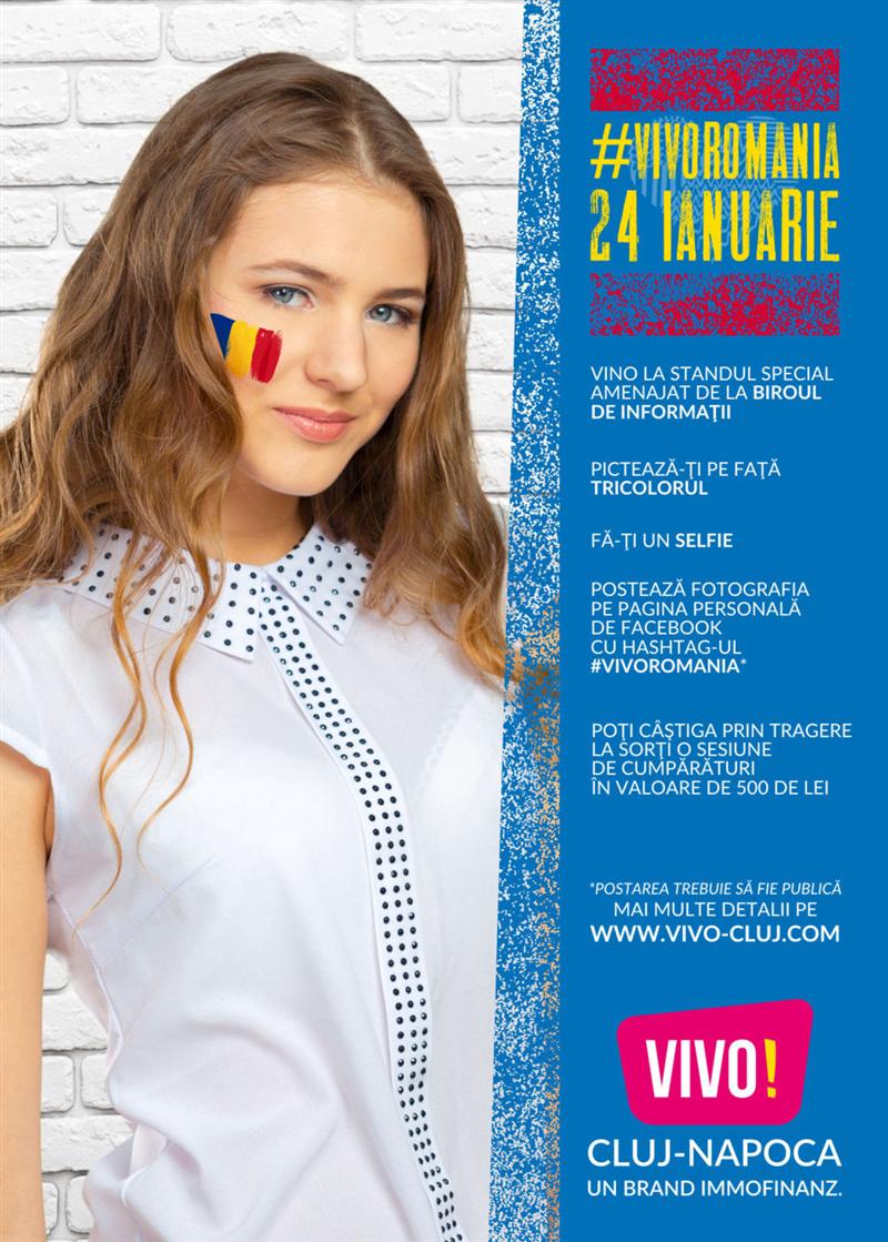 Sărbătoreşte Mica Unire cu VIVO! Cluj-Napoca! (P)