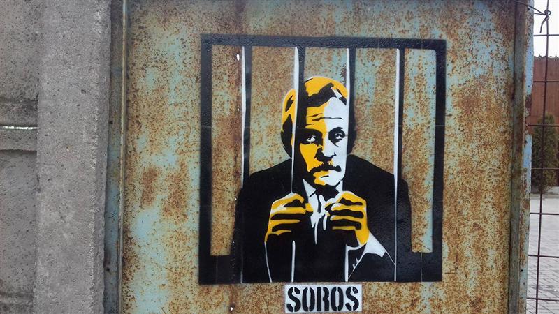 Dragnea, efectul Soros. Protest prin artă